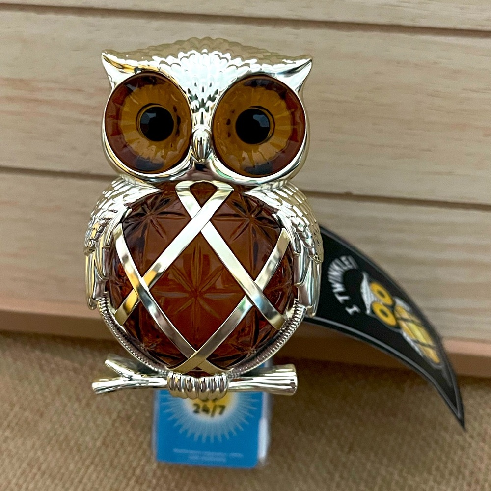 Bath & Body Works Fall Fiber Optic Owl Nightlight Wallflower Fragrance Plug